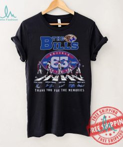 Official The Buffalo Bills Abbey Road 1959 2024 Thank You For The Memories Signatures shirt