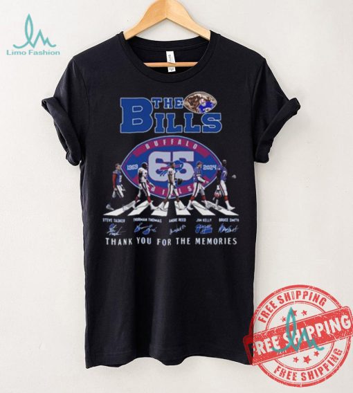 Official The Buffalo Bills Abbey Road 1959 2024 Thank You For The Memories Signatures shirt