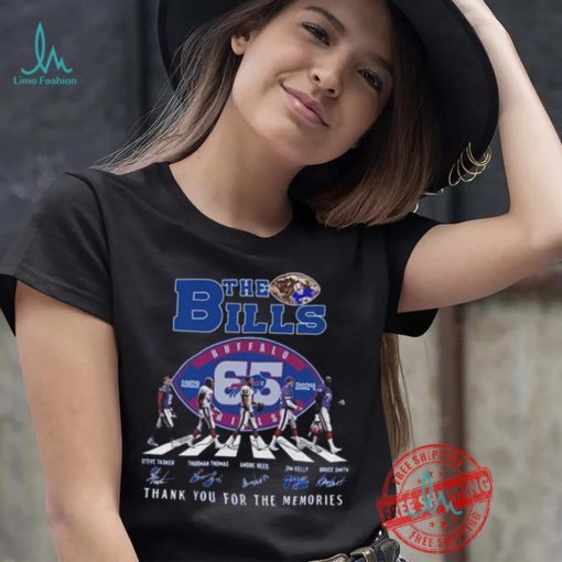 Official The Buffalo Bills Abbey Road 1959 2024 Thank You For The Memories Signatures shirt