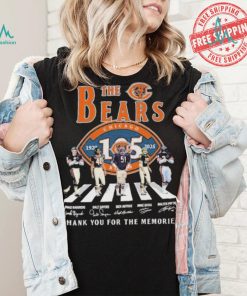 Official The Chicago Bears Abbey Road 1920 2025 Thank You For The Memories Signatures shirt