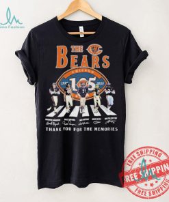 Official The Chicago Bears Abbey Road 1920 2025 Thank You For The Memories Signatures shirt