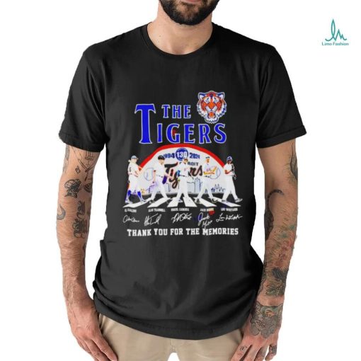 Official The Detroit Tigers 1894 2024 Signature Thank You For The Memories Unisex T Shirt