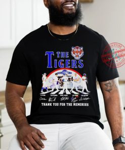 Official The Detroit Tigers 1894 2024 Signature Thank You For The Memories Unisex T Shirt