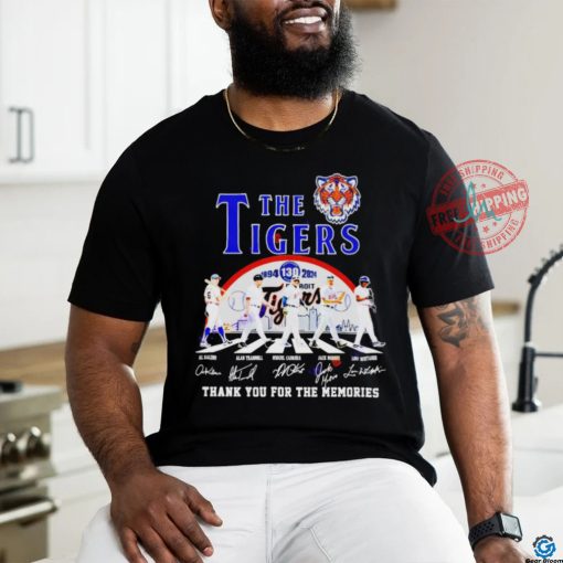 Official The Detroit Tigers 1894 2024 Signature Thank You For The Memories Unisex T Shirt