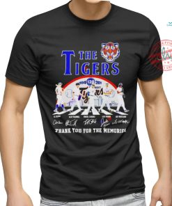 Official The Detroit Tigers 1894 2024 Signature Thank You For The Memories Unisex T Shirt