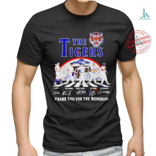 Official The Detroit Tigers 1894 2024 Signature Thank You For The Memories Unisex T Shirt