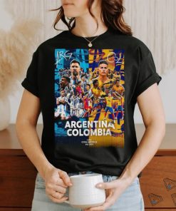 Official The Grand Final Of The Conmebol Copa America USA 2024 Is Set Argentina Vs Colombia shirt