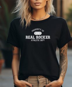 Official The Home Team Property Of Real Rocker Athletic Dept Shirt