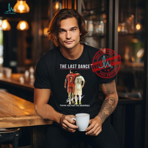 Official The Last Dance Messi & Ronaldo Thank You For The Memories T Shirt
