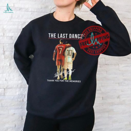 Official The Last Dance Messi & Ronaldo Thank You For The Memories T Shirt