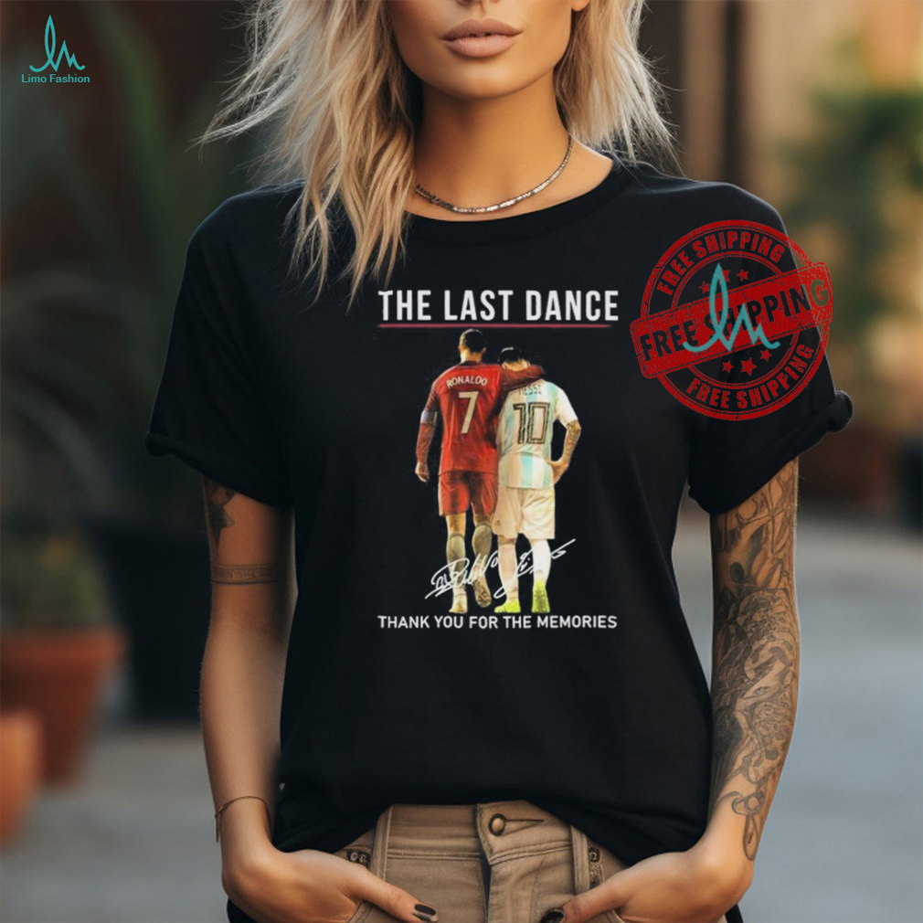 Official The Last Dance Messi & Ronaldo Thank You For The Memories T Shirt Official The Last Dance Messi & Ronaldo Thank You For The Memories T Shirt