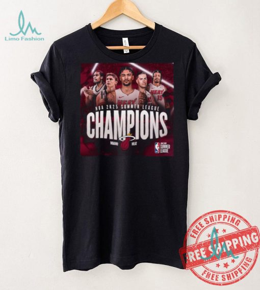 Official The Miami Heat 2k25 summer league champions shirt