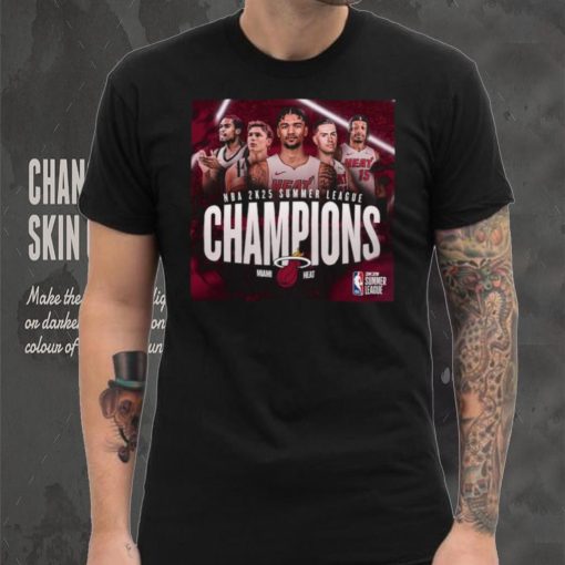 Official The Miami Heat 2k25 summer league champions shirt