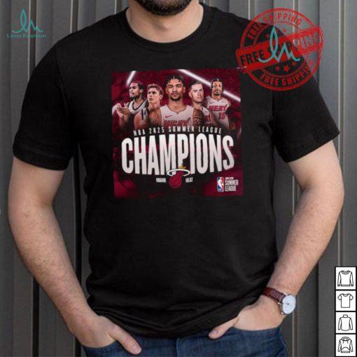 Official The Miami Heat 2k25 summer league champions shirt