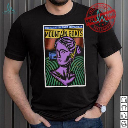 Official The Mountain Goats Agora Theatre in Cleveland OH July 26 2024 Poster shirt