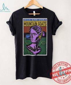 Official The Mountain Goats Agora Theatre in Cleveland OH July 26 2024 Poster shirt