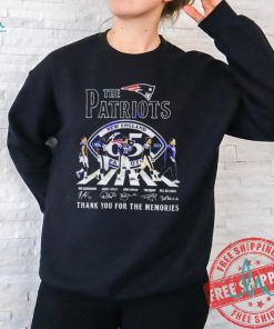 Official The New England Patriots 1959 2024 Signature Thank You For The Memories Unisex T Shirt