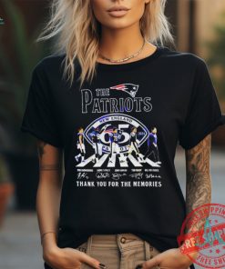 Official The New England Patriots 1959 2024 Signature Thank You For The Memories Unisex T Shirt