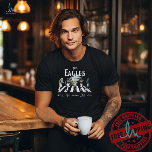 Official The Philadelphia Eagles Abbey Road Signature T Shirt