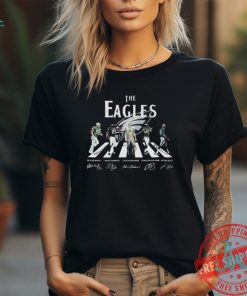 Official The Philadelphia Eagles Abbey Road Signature T Shirt