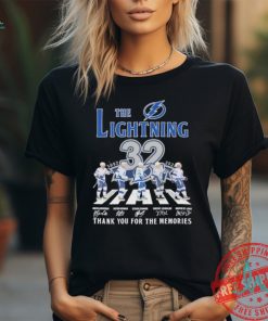 Official The Tampa Bay Lightning Abbey Road Thank You For The Memories Signatures Shirt