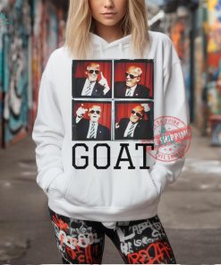 Official The greatest president photobooth cool Donald Trump goat T shirt