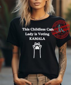 Official This Childless Cat Lady is Voting Kamala Shirt