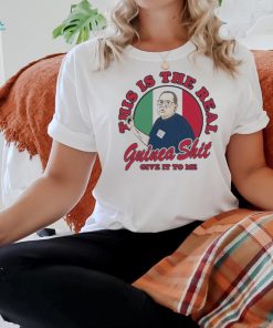 Official This Is The Real Guinea Shit Give It To Me Santillo’s Brick Oven Pizza t shirt