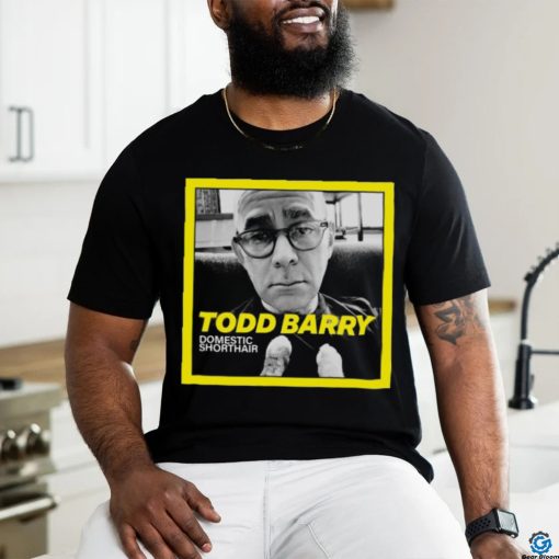 Official Todd Barry Domestic Shorthair Photo Shirt