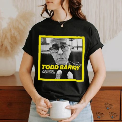 Official Todd Barry Domestic Shorthair Photo Shirt