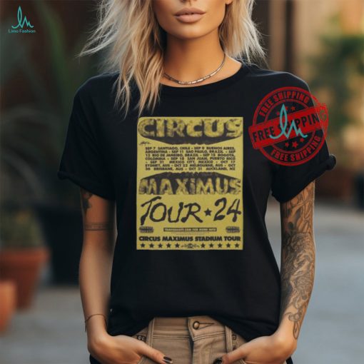 Official Travis Scott Circus Maximus Tour 2024 South America And Australia Tour shirt