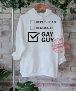 Official Trueanon Republican Democracy Gay Guy t shirt