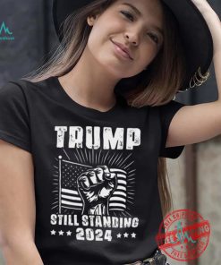 Official Trump 2024 Still Standing American Flag Donald Trump 2024 T Shirt, hoodie, sweater, long sleeve and tank top Official Trump 2024 Still Standing American Flag Donald Trump 2024 T Shirt