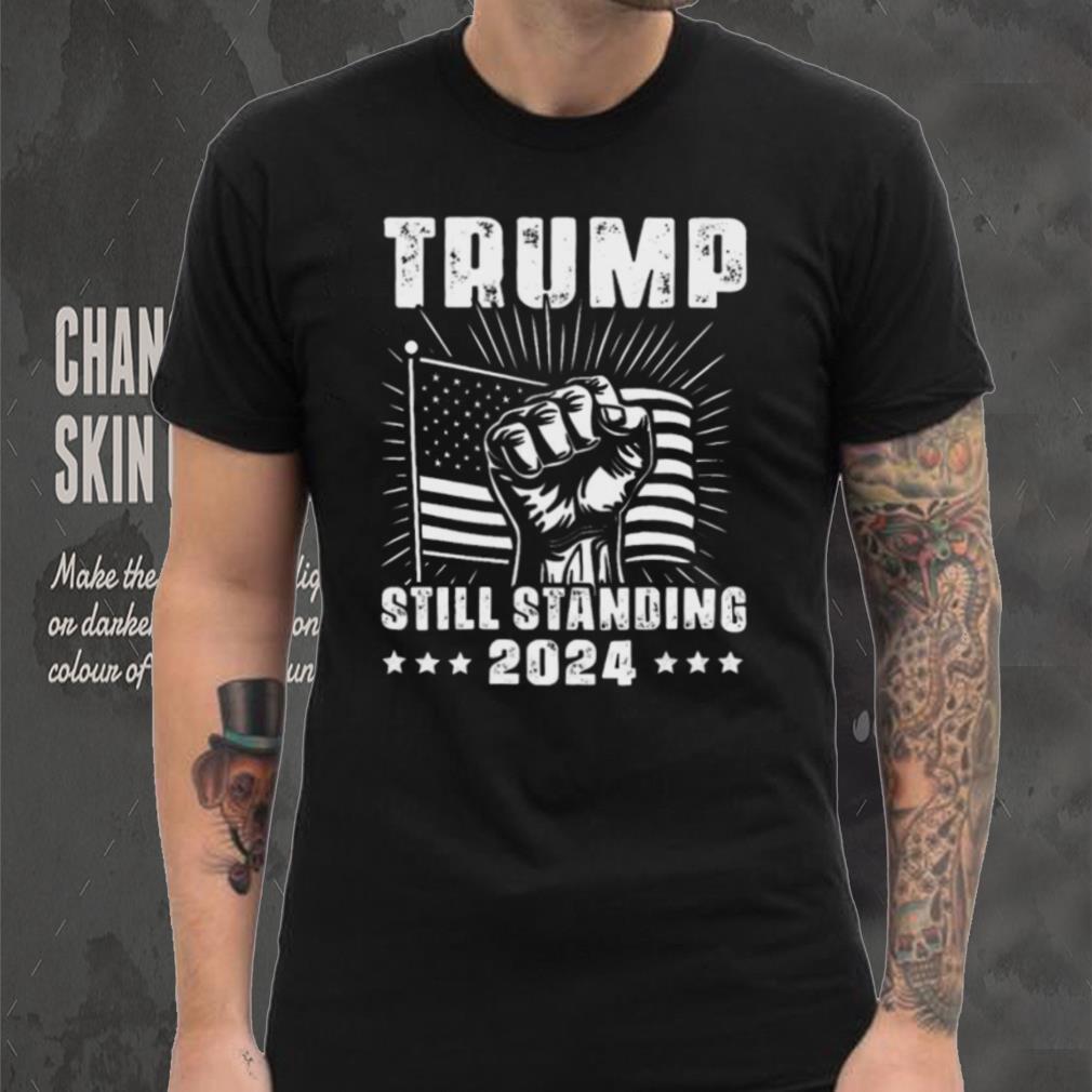 Official Trump 2024 Still Standing American Flag Donald Trump 2024 T Shirt Official Trump 2024 Still Standing American Flag Donald Trump 2024 T Shirt