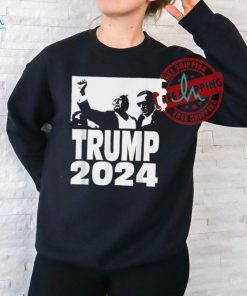 Official Trump 2024 bulletproof teflon don rally shooting fist pump T shirt, hoodie, sweater, long sleeve and tank top Official Trump 2024 bulletproof teflon don rally shooting fist pump T shirt