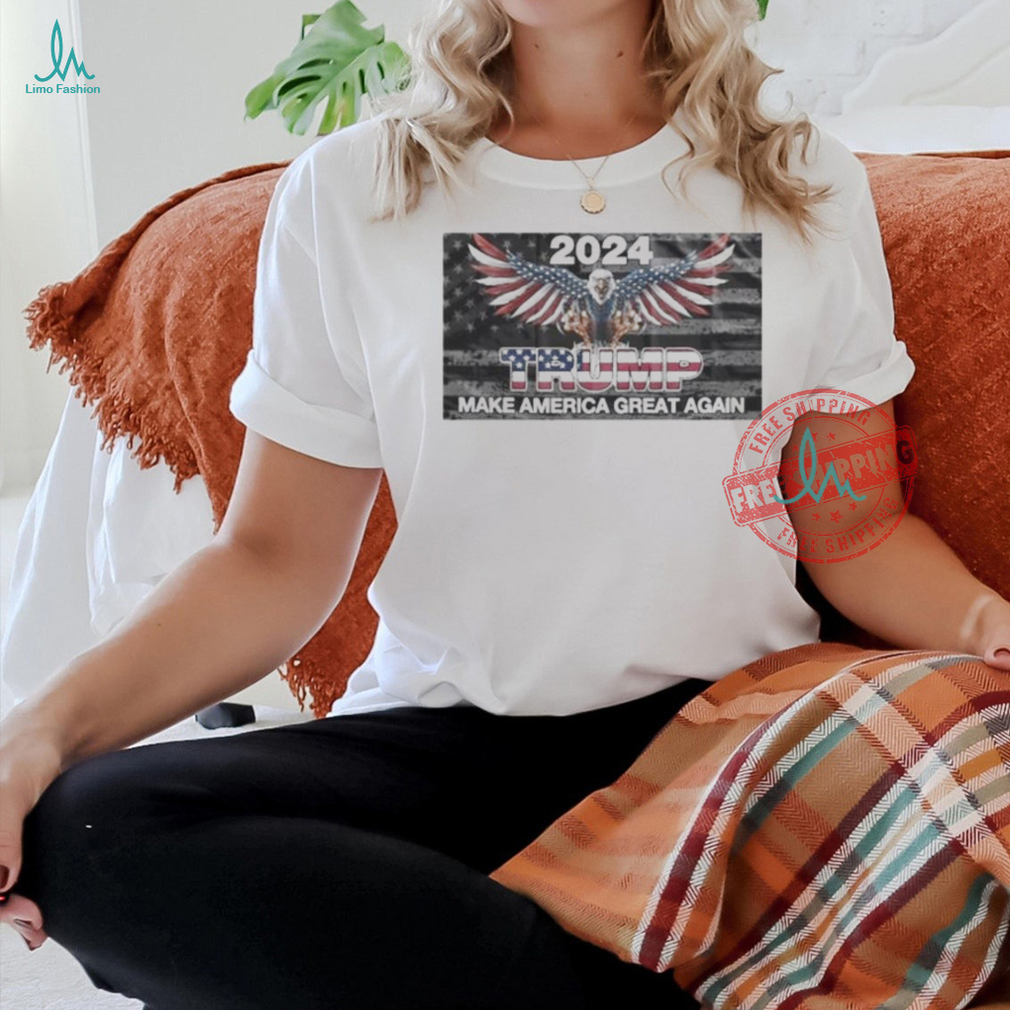 Official Trump 2024 flag make America great again T shirt Official Trump 2024 flag make America great again T shirt