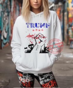 Official Trump 2024 survived bloody fist T shirt