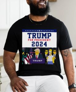 Official Trump Assassination Attempt The Simpson Trump Shooting 2024 T Shirt