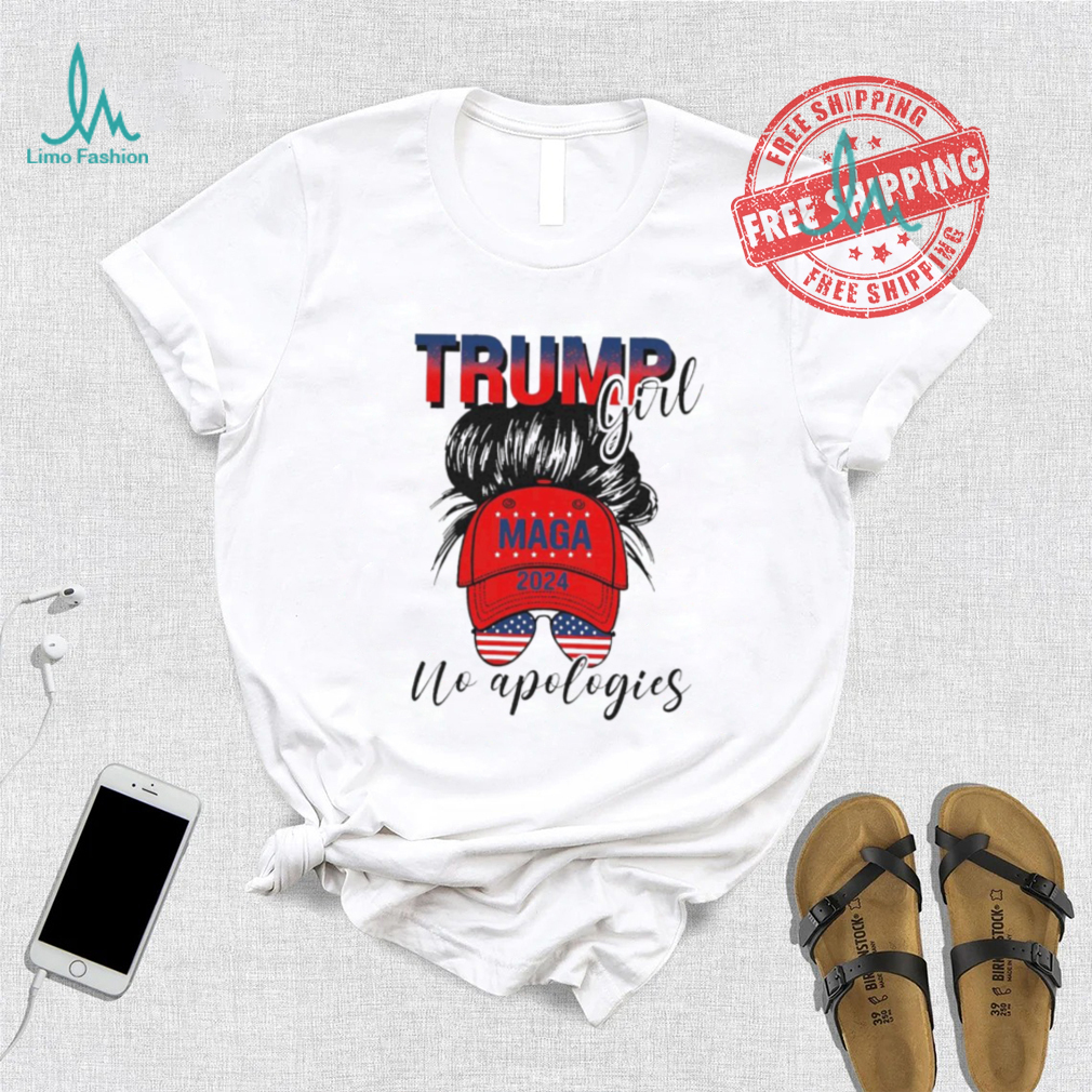 Official Trump Girl No Apologies Patriotic American T Shirt Official Trump Girl No Apologies Patriotic American T Shirt