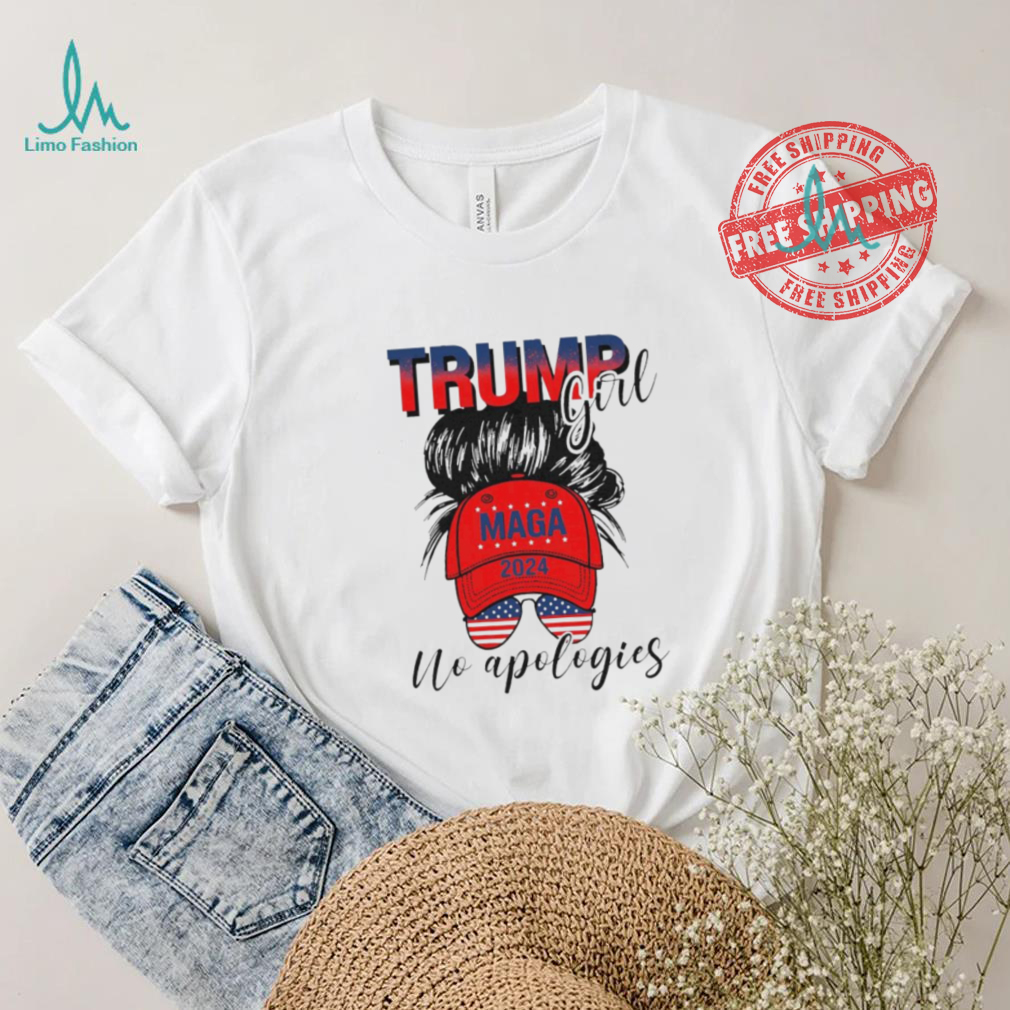 Official Trump Girl No Apologies Patriotic American T Shirt Official Trump Girl No Apologies Patriotic American T Shirt