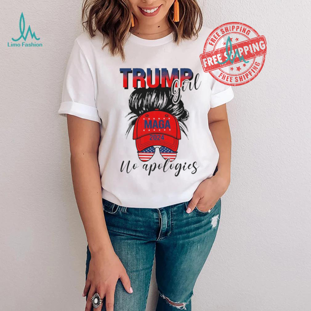 Official Trump Girl No Apologies Patriotic American T Shirt Official Trump Girl No Apologies Patriotic American T Shirt