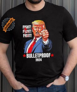 Official Trump Shot Bulletproof Bloody Ear Bleeding Butler Pa Trump T Shirt