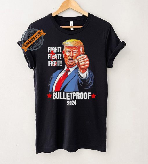 Official Trump Shot Bulletproof Bloody Ear Bleeding Butler Pa Trump T Shirt