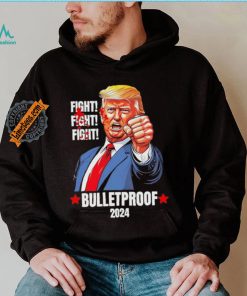 Official Trump Shot Bulletproof Bloody Ear Bleeding Butler Pa Trump T Shirt