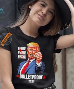 Official Trump Shot Bulletproof Bloody Ear Bleeding Butler Pa Trump T Shirt