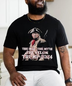 Official Trump Soldier The Man The Myth The Felon Trump 2024 Funny Anti Biden T shirt