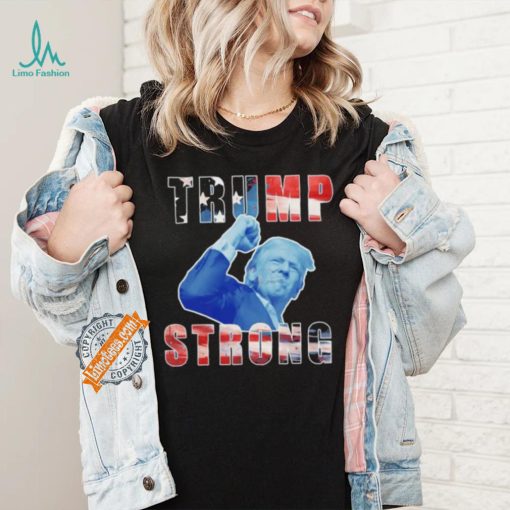 Official Trump Strong Vote Donald Trump 2024 Shooting T Shirt