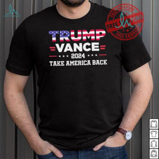 Official Trump Vance 2024 Vice President Vp For President Usa T Shirt