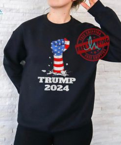 Official Trump fist 2024 stand with Trump 2024 T shirt