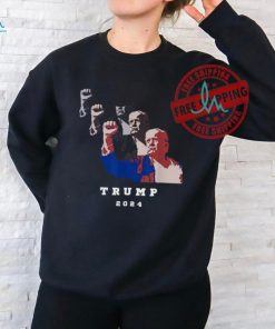 Official Trump for president 2024 fight T shirt